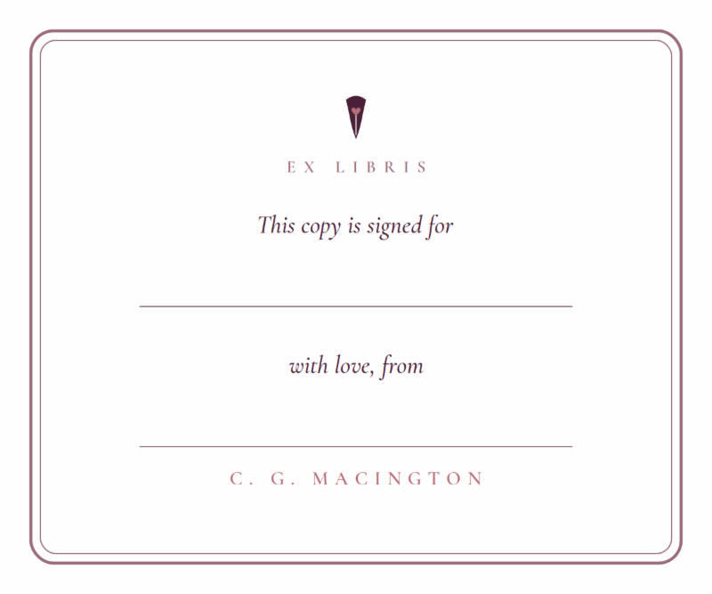 Signed Book Stamp